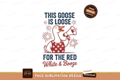 This goose is loose illustration sublimation png Product Image 1