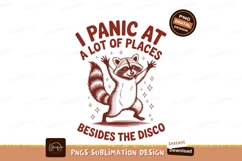 Panic raccoon at disco sublimation png Product Image 1