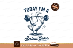 Serious goose sublimation png Product Image 1