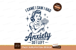 Woman with anxiety sublimation png Product Image 1