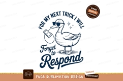 Duck with phone isolated on transparent background sublimati Product Image 1