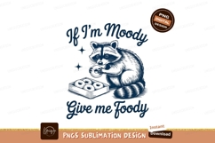 Raccoon with donuts sublimation png Product Image 1