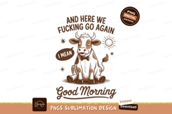 Funny cow sublimation png Product Image 1