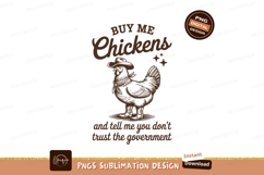 Chicken cowboy isolated on transparent background sublimatio Product Image 1