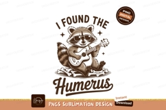 Raccoon playing guitar sublimation png Product Image 1