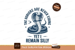 Cobra with silly quote sublimation png Product Image 1