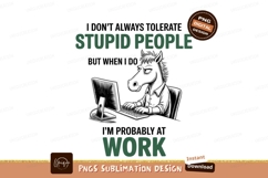 Horse at work isolated on transparent background sublimation Product Image 1