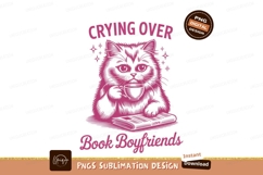 Cat drinking coffee sublimation png Product Image 1