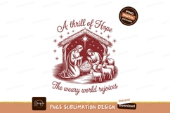 Nativity scene sublimation png Product Image 1