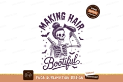 Skeleton does hair sublimation png Product Image 1