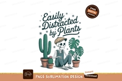 Skeleton with plants sublimation png Product Image 1