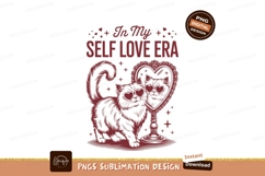 Cat in self love era sublimation png Product Image 1