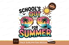 Schools out for summer sublimation png Product Image 1