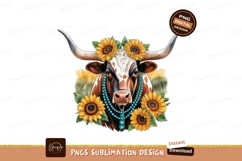 Skeleton cowboy surfing a wave sublimation png Product Image 1