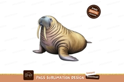 Illustration of walrus sublimation png Product Image 1