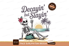 Skeleton beach vacation hibiscus lei image Product Image 1