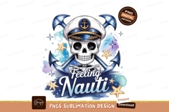 Nautical skull captain anchor starfish image Product Image 1
