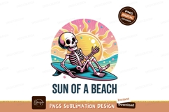 Skeleton Surfing Sun Beach ocean Product Image 1