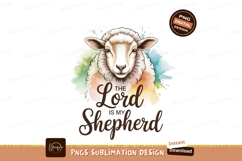 Sheep watercolor religious scripture lord Product Image 1