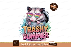 Opossum trashy summer heart sunglasses image Product Image 1