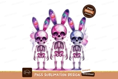 Galaxy bunny skeletons pink purple Product Image 1