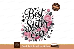 Best Sister Ever Floral Design roses Product Image 1