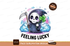 Grim Reaper Lucky Clover scythe Product Image 1