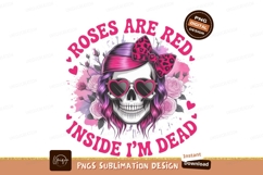 Format: Title: Skull Roses Hearts Bow Sunglasses image Product Image 1
