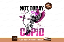 Skeleton skull with pink checkered background bones Product Image 1