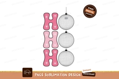 Pink ho disco balls sublimation Product Image 1