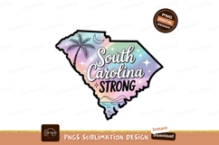 South Carolina strong palm tree sunset image Product Image 1