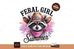 Raccoon cowboy summer bandana image Product Image 1