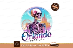 Skeleton Orlando Florida Castle Ferris Wheel image Product Image 1