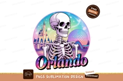 Skeleton Castle Sphere Orlando colorful Product Image 1