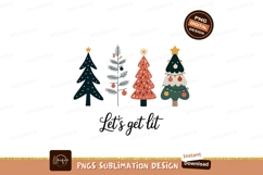 Festive Trees Holiday Celebration Design christmas Product Image 1