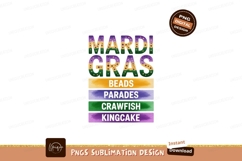 Mardi Gras beads parades crawfish kingcake image Product Image 1