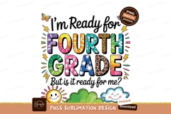 Fourth grade ready butterfly sun cloud image Product Image 1