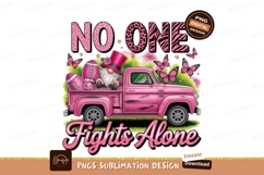 Pink truck gnome football butterflies image Product Image 1