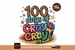 One hundred days of crayon fun school celebration Product Image 1