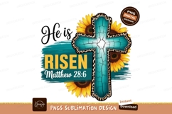 He is risen cross sunflowers image Product Image 1