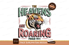 Fierce Tiger Roaring Heavenly Message heavens scripture Product Image 1