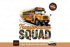 Yellow school bus transportation squad image Product Image 1
