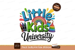 Little Kids University colorful design rainbow Product Image 1