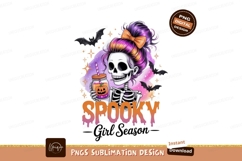 Skeleton Halloween Drink Bat Girl image Product Image 1