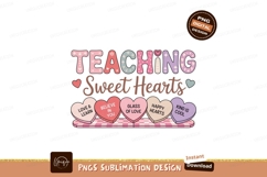Teaching Sweet Hearts Candy Hearts Design love Product Image 1
