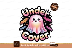 Cute ghost bats halloween pink Product Image 1