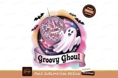 Groovy ghost disco bats ball Halloween Product Image 1