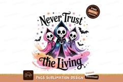 Skeleton Grim Reaper Trio Galaxy Cloaks Bats image Product Image 1