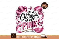 October Wear Pink Breast Cancer Awareness image Product Image 1