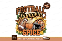 Football Pumpkin Spice Autumn Design fall Product Image 1